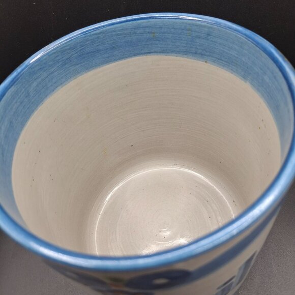 MA Hadley Vintage Hand-Painted Ceramic Utensil Holder Floral - Picture 7 of 9